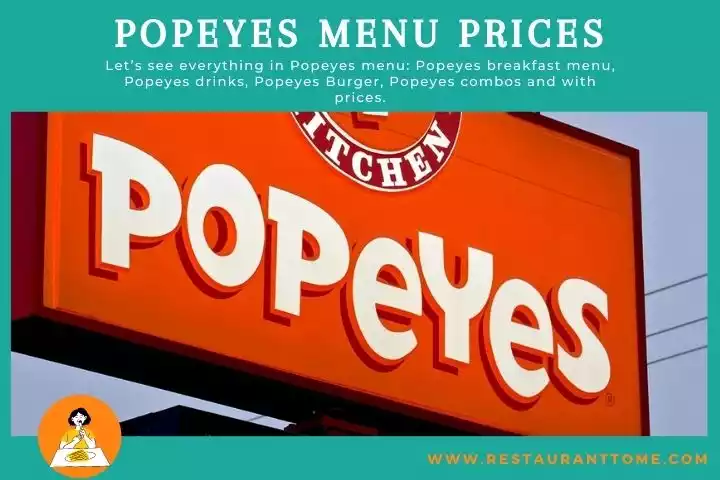 Popeyes Menu With Prices (Updated December 2022)