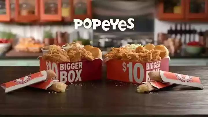 popeyes $10 bigger box