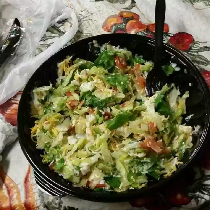 subway chicken & bacon ranch salad